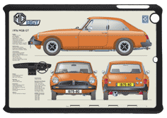 MGB GT 1976-80 Small Tablet Covers
